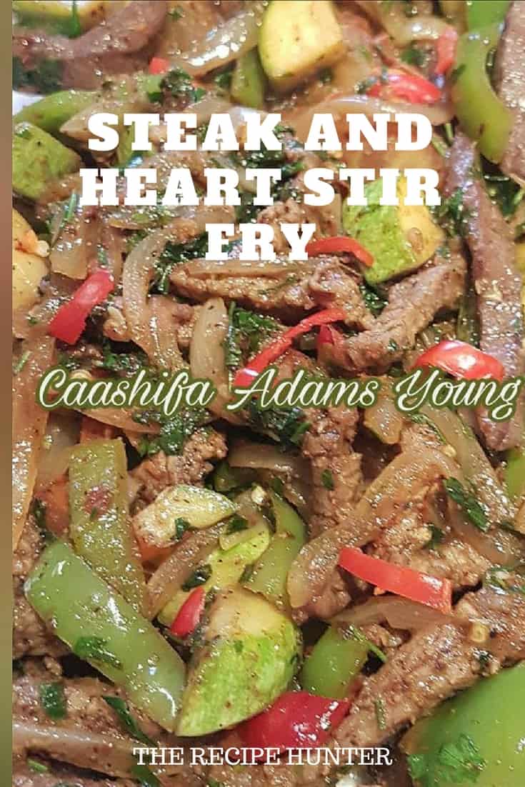 Steak and Veal Heart Stir Fry