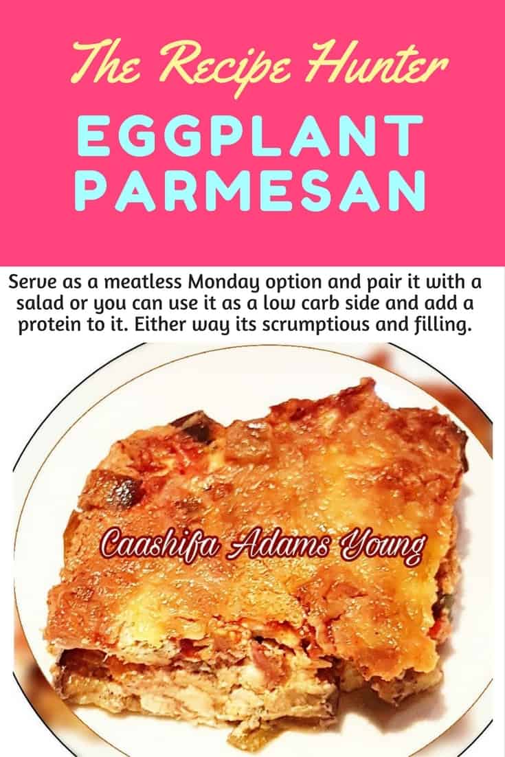 Eggplant Parmesan with cheese filling