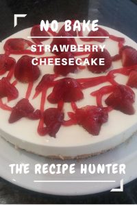 No Bake Strawberry Cheesecake
