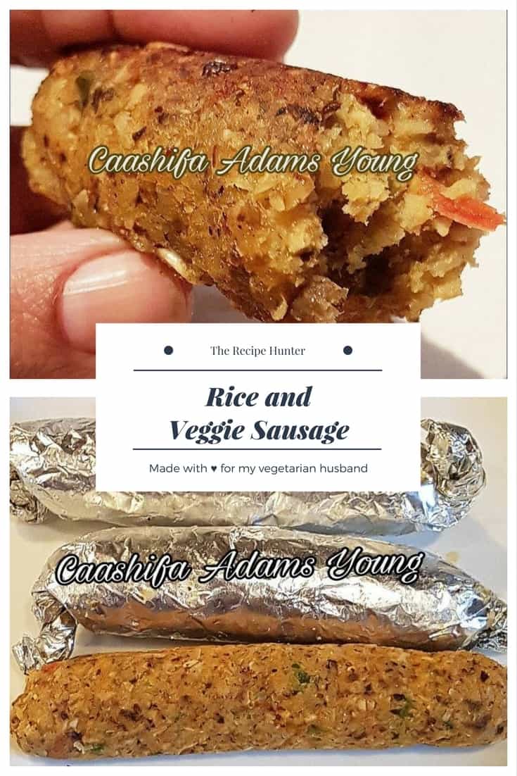 Rice and Veggie Sausages
