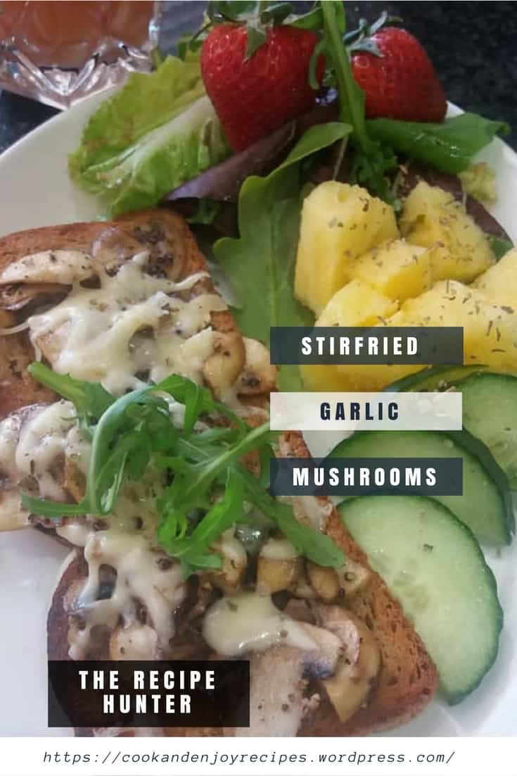 Stirfried Garlic Mushrooms