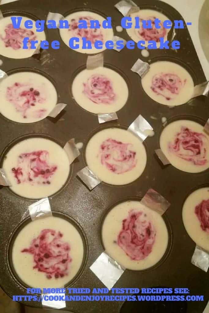 Vegan and Gluten free Cheesecake