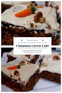 Cinnamon Carrot Cake