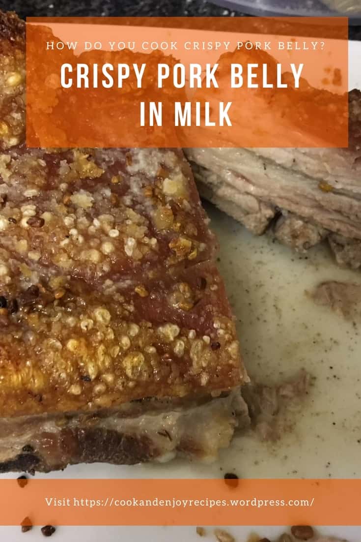 Melanie S Crispy Pork Belly In Milk Esme Salon