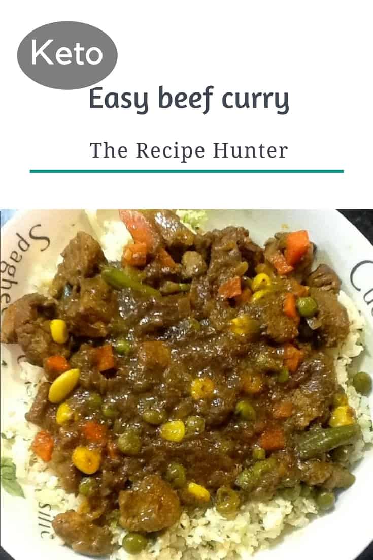 Easy beef curry