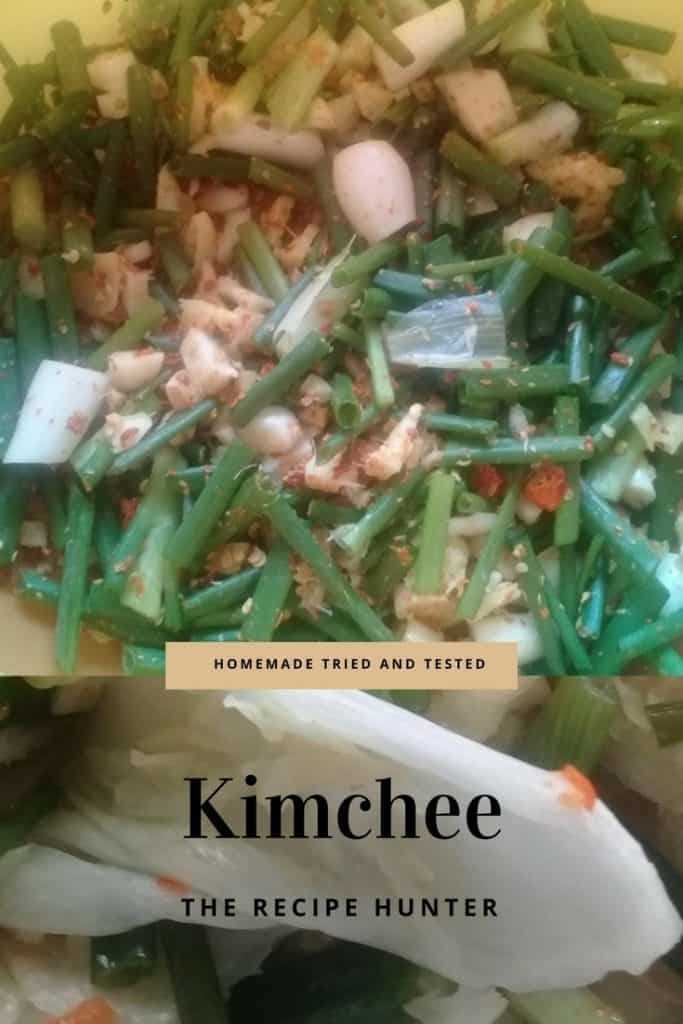 Chinese Cabbage Kimchee