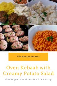 Oven Kebaab with Creamy Potato Salad