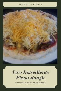 Two Ingredients Pizza dough