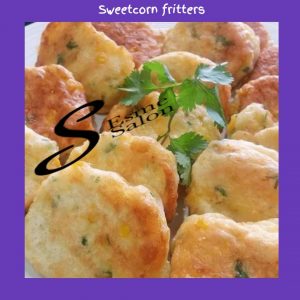 Sweetcorn fritters