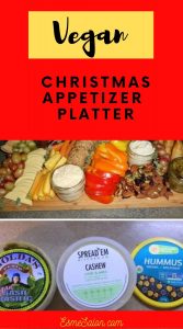Christmas Appetizer Platter for Vegans