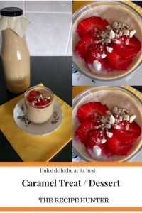 Caramel Treat Dessert made from cream, tinned caramel and bananas