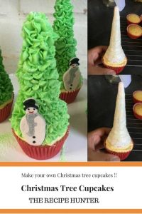 christmas tree cupcakes