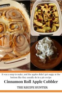 Cinnamon Roll Apple Cobbler