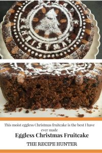 Eggless Christmas Fruitcake