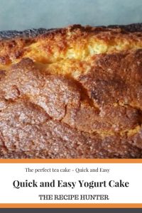 Quick and Easy Yogurt Cake