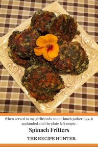 Spinach Fritters