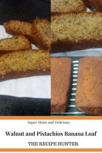 Walnut and Pistachios Banana Loaf