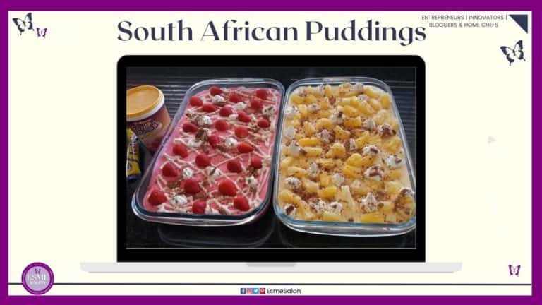 South African puddings