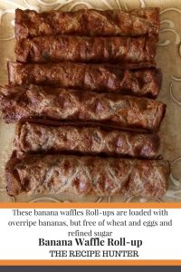 Banana Waffle Roll-up