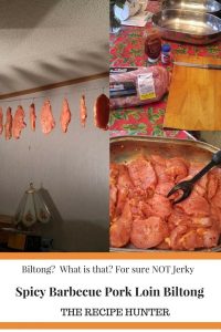 Spicy Barbecue Pork Loin Biltong