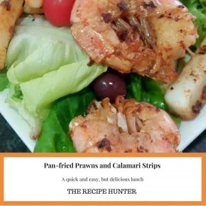 Prawns and Calamari Strips