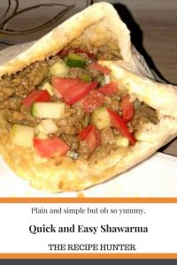 Easy Shawarmas