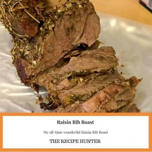 Raisin Rib Roast