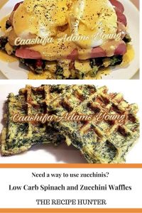 Spinach and Zucchini Waffles