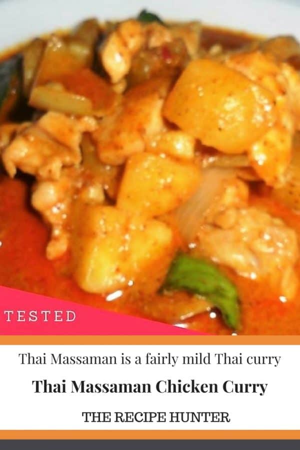 Thai Massaman Chicken Curry