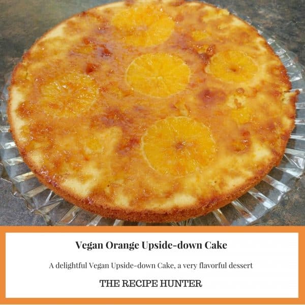 Vegan Orange Upside-down Cake
