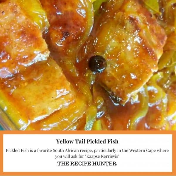 Yellow Tail Pickled Fish