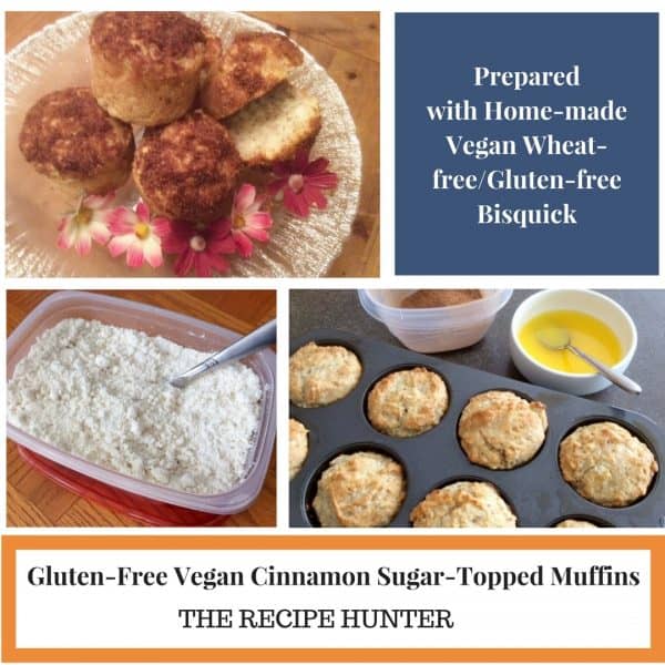 Gluten-Free Vegan Cinnamon Sugar-Topped Muffins