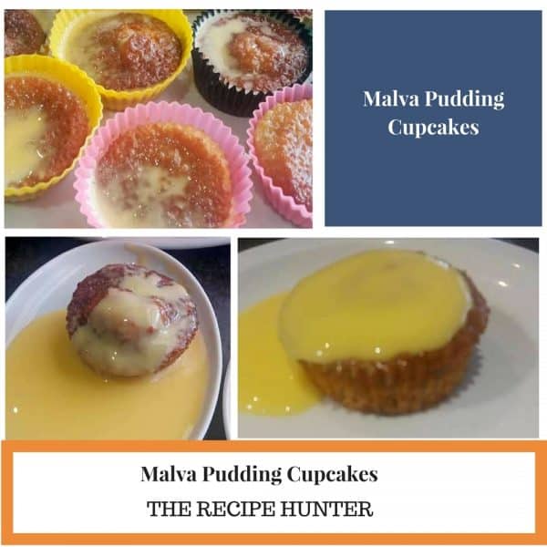 Malva Pudding Cupcakes