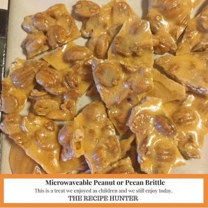 Peanut or Pecan Brittle
