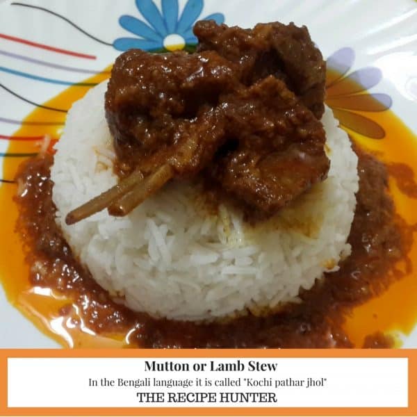 Mutton or Lamb Stew