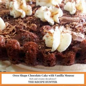 Chocolate Cake with Vanilla Mousse