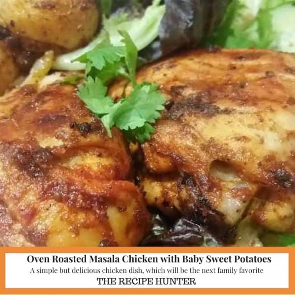 Masala Chicken with Baby Sweet Potatoes