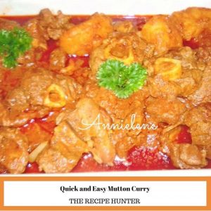 Easy Mutton Curry