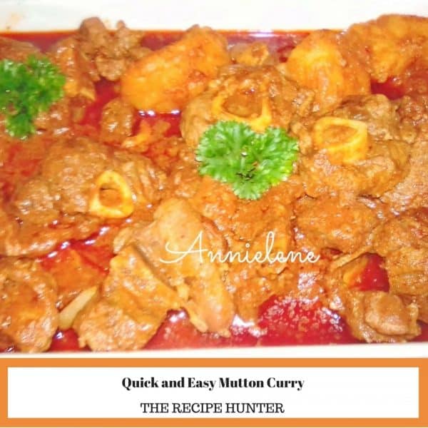 Easy Mutton Curry