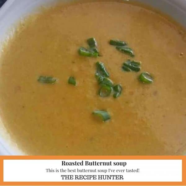 Roasted Butternut soup