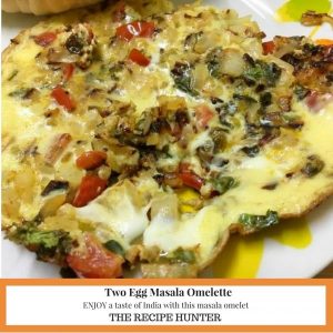 Two Egg Masala Omelette