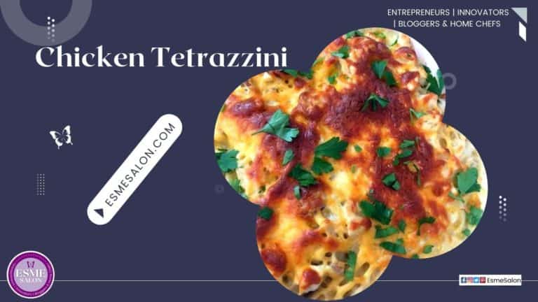 An image of Chicken Tetrazzini, dish with chicken, cream and cheese