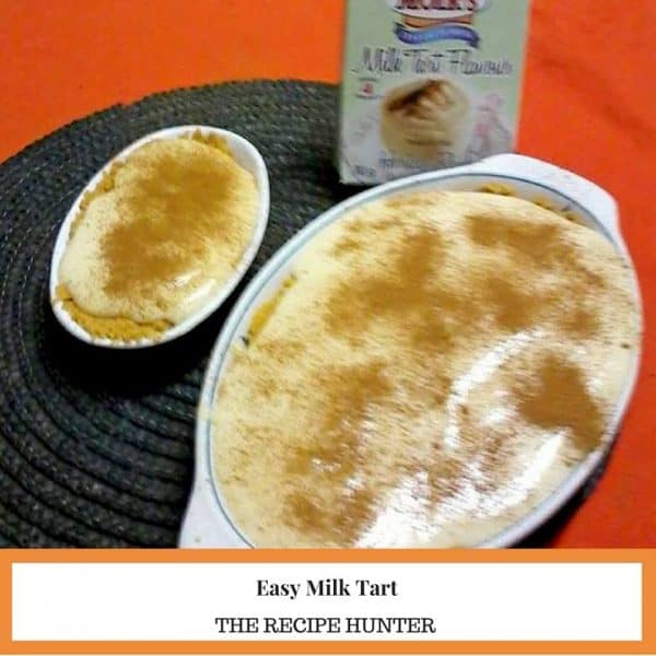 Milktart favorite treat in South Africa