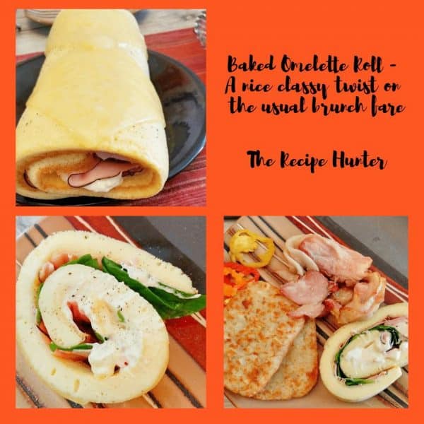 A Baked Omelette Roll is a beautiful, light, and a nice classy twist on the usual brunch fare, so have a go a this baked omelette roll!