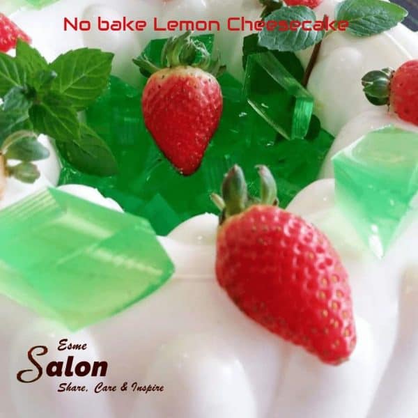 Easy Home-made Tried Tested No-bake Lemon Cheesecake