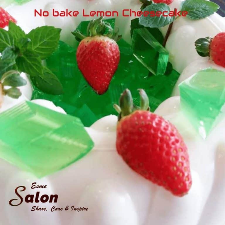 Easy Home-made Tried Tested No-bake Lemon Cheesecake