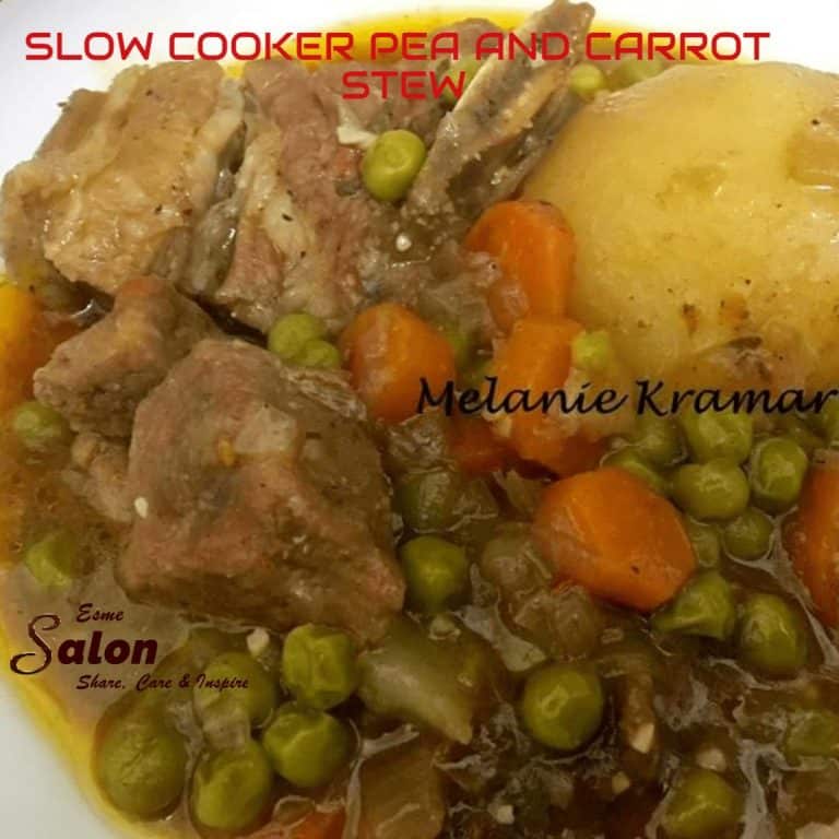 LOW COOKER PEA AND CARROT STEW