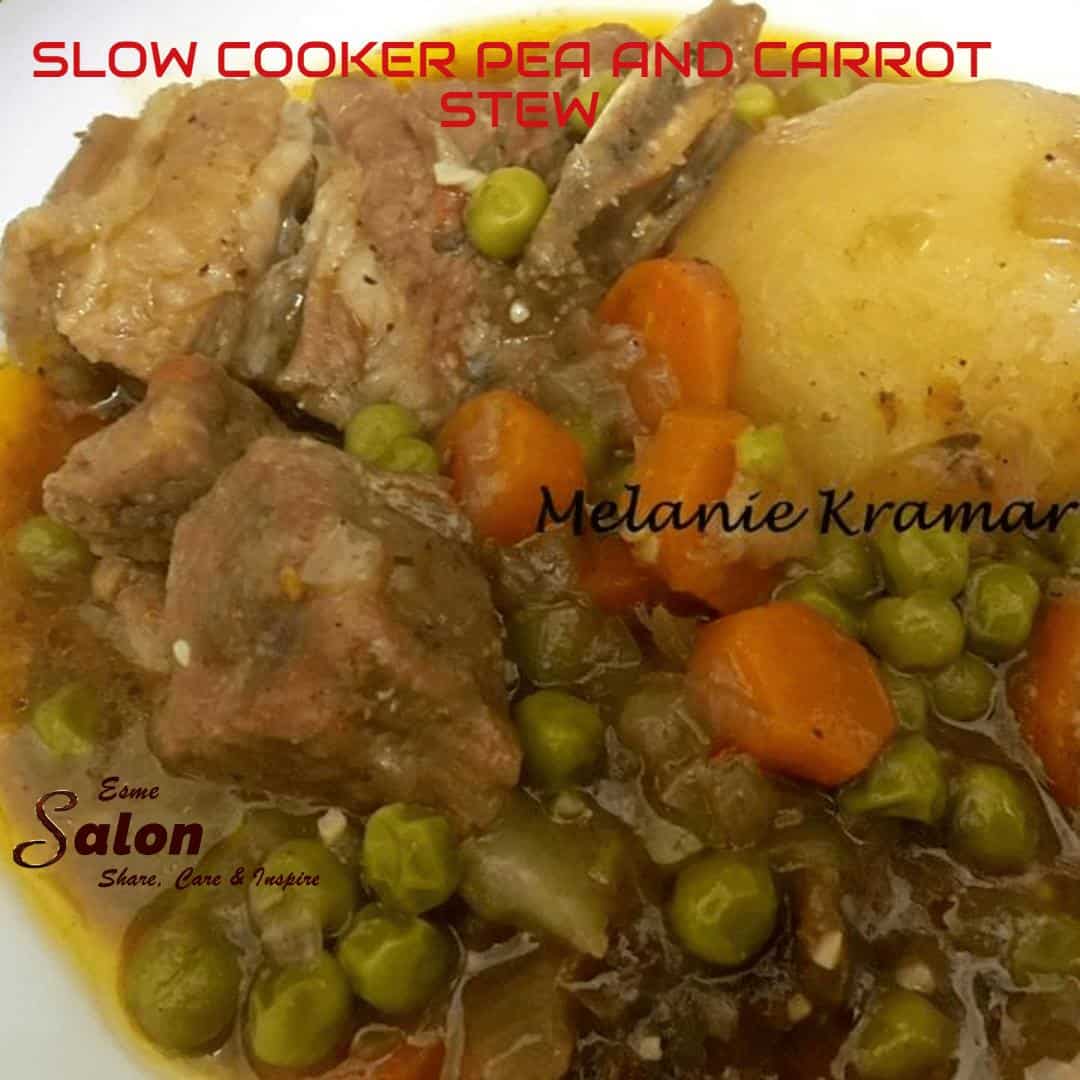 LOW COOKER PEA AND CARROT STEW
