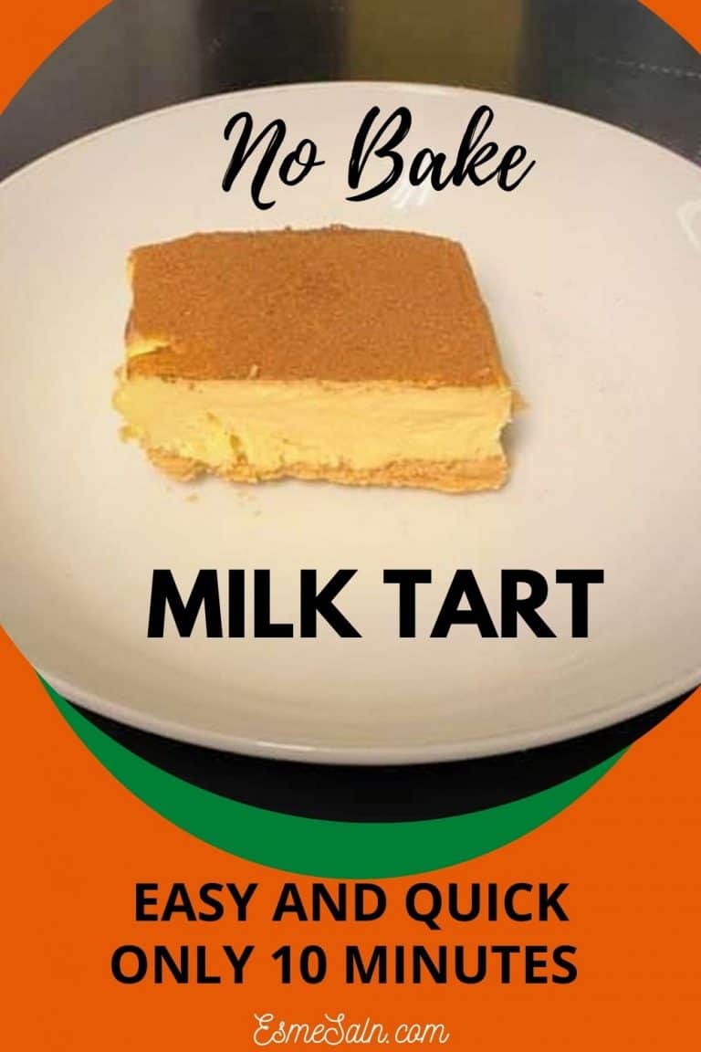 Easy and Quick No Bake Milk Tart