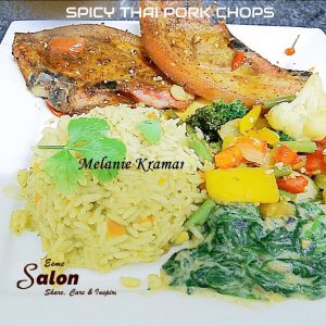 My very own Home-made Spicy Thai Pork Chops